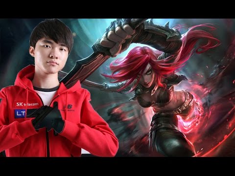 SKT Faker as Katarina vs Talon mid Season 7