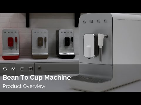 SMEG BCC12BLMUK Collezione Bean To Cup Coffee Machine with Steam Wand