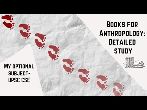 Anthropology books for detailed study | UPSC optional Anthropology | Book-list for Anthropology