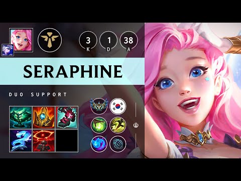 Seraphine Support vs Janna - KR Challenger Patch 25.12