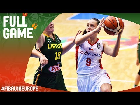 Czech Republic v Lithuania - Full Game - FIBA U18 Women's European Championship 2017