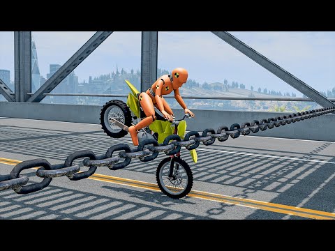 Cars vs Chain #28 - BeamNG DRIVE | SmashChan