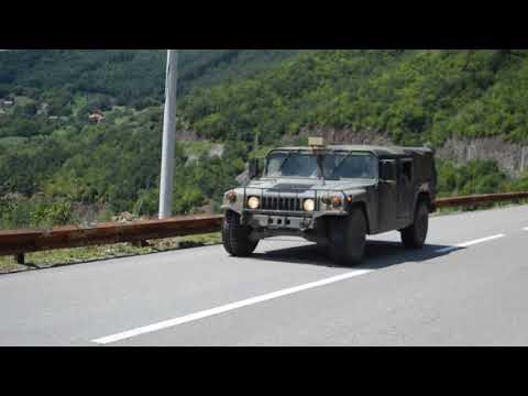 Vojnici američkog KFOR-a u Zubinom Potoku, 4. avgust 2018.