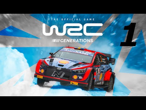 WRC Generations - Kariera Sezon 1 odc.1 - Rajd Monte Carlo