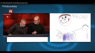 Ylvis | Bård on Årsrevyen 2014 | Princess Märtha Louise drawn by kids (Eng subs)