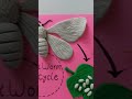 Silkworm life cycle 🦋🦋🐛🐛 🥰🥰 #shorts #shortvideo #youtubeshorts #clayart #claycraft