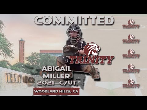 2021 Abigail Miller Catcher/UT Committed to Trinity University