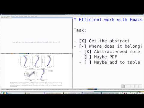 checking publications with emacs