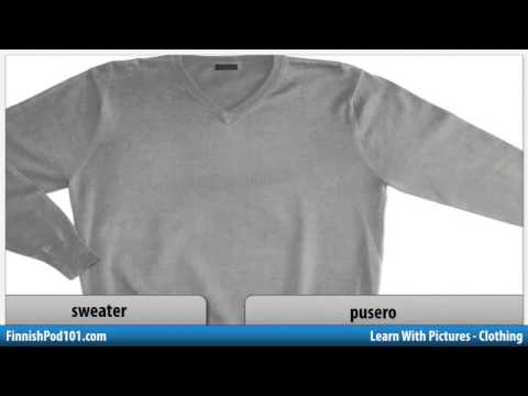 Learn Finnish with Pictures - Getting Dressed