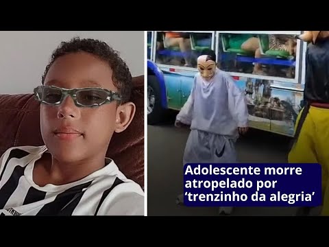 Teenager dies after being run over by a "fun train"