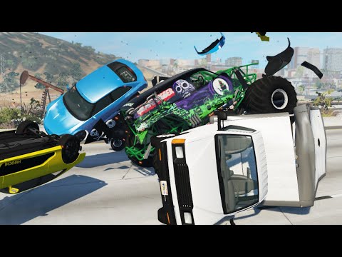 High Speed Crashes and Jumps #1 - BeamNG Drive | Griff's Garage