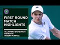 Alejandro Davidovich Fokina vs Hubert Hurkacz | First Round Highlights | Wimbledon 2022