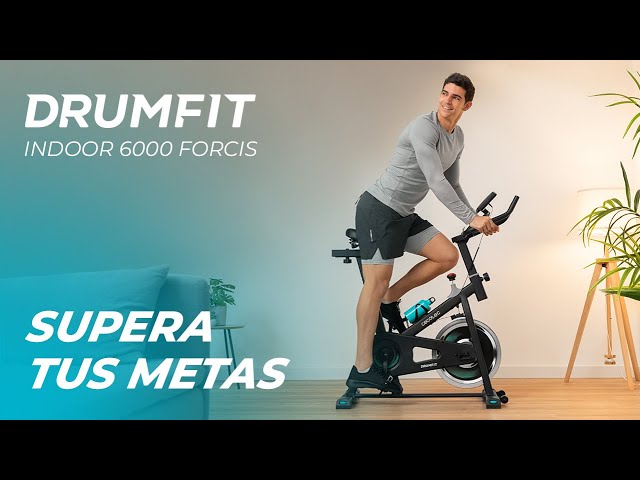 Bicicletta Indoor Cecotec DrumFit Indoor 6000 Forcis Volano 6 kg Display LCD video