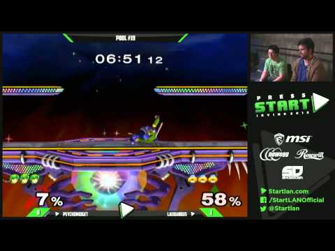 Press Start Day 1 - Pools: PsychoMidget (Marth) vs Laudandus (Sheik)