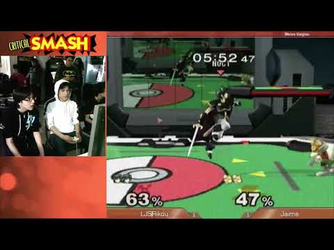 LJS Rikou (Marth,Fox) vs Jaime (Fox) [Losers Finals]- CriticalSmash Melee (2-04-2017)
