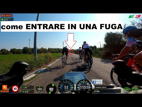 in 40 secondi COME ENTRARE IN UNA FUGA ! 4 settembre 2022 Gara in Circuito a Bologna