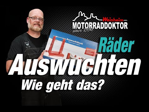 BMW wheel balancing | Rothewald balancing stand | Tires, rims & fitting | #motorraddoktor