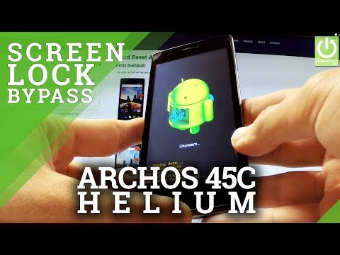 How to Hard Reset in ARCHOS 45c Helium 4G - Bypass Screen Lock