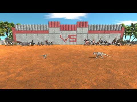 Mutant Primates Team VS Infernals Team - Animal Revolt Battle Simulator