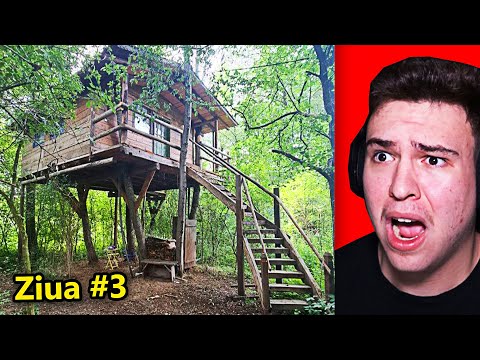 A construit o CASĂ ÎN COPAC în doar 5 ZILE... *satisfăcător*