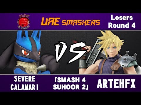[OS] Smash 4 Suhoor 2: SevereCalamari (Lucario) vs ArtehFX (Cloud) - Singles LR4