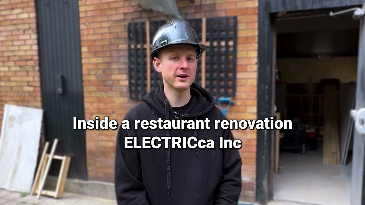 Restaurant electrical project video thumbnail