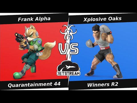 Quarantainment 44 Winners R2 - Frank Alpha (Fox) Vs. Xplosive Oaks (Little Mac) - SSBU