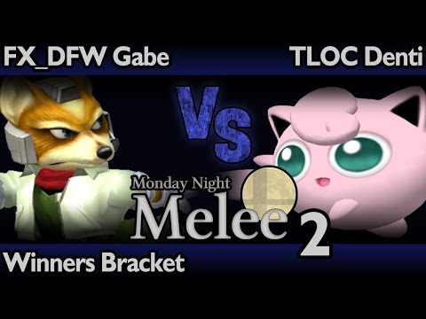 MNM2 Melee - FX_DFW Gabe (Fox) vs TLOC Denti (Jigglypuff) - Winners Bracket