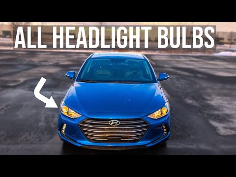 How to Replace Headlight Bulbs - Hyundai Elantra (2017-2018)