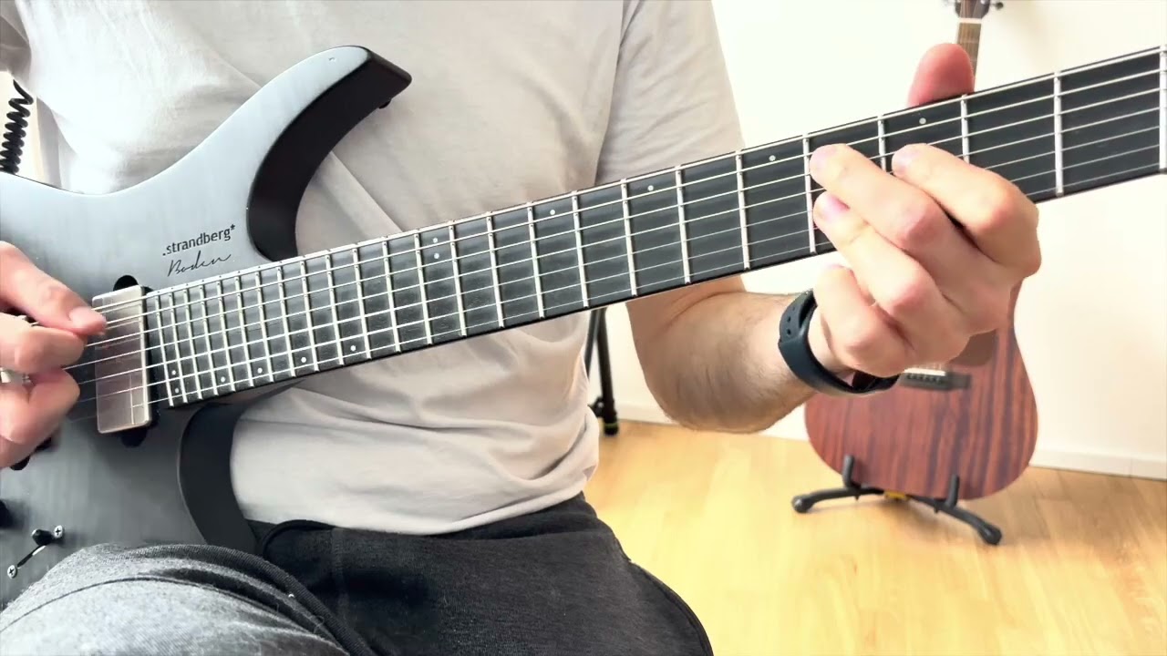 Roberto Barlocci playing the Family Guy Black Dolphins tune on electric guitar