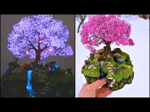 Fabulous but realistic tree | how to Build a miniature realistic tree