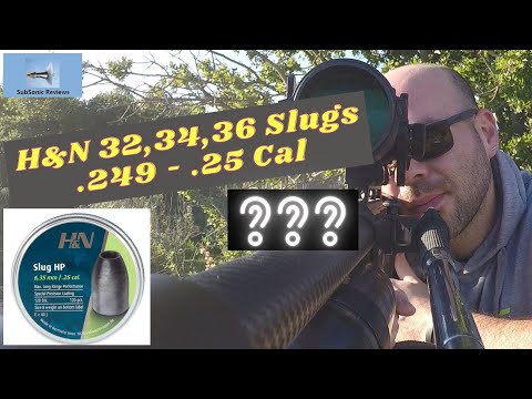Testing the H&N  32 - 34 - 36gr Slugs with the .25cal FX Impact MKII