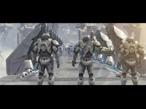 Sergant Forge Vs. The arbiter fight scene Halo Wars Definitive edition