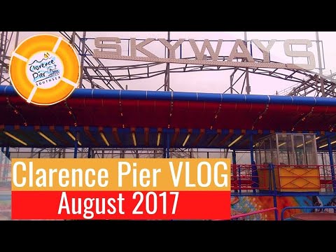 Clarence Pier Southsea Vlog - 20th August 2017 4K