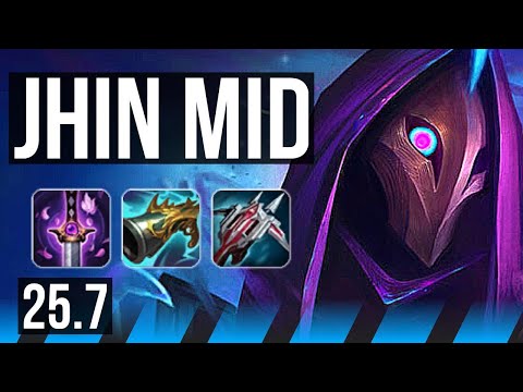 JHIN vs SYLAS (MID) | KR Master | 25.7