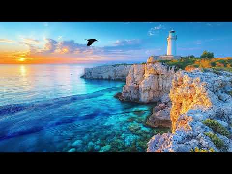 Sonidos del Océano y Brisa Marina | Relajación Total para Dormir, Aliviar el Estrés y Concentrarse