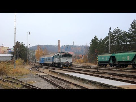 ČD 754 022-2 nádraží Příbram