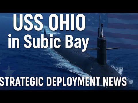 USS Ohio in The Philippines! The Guided Missile Submarine is in Subic Bay