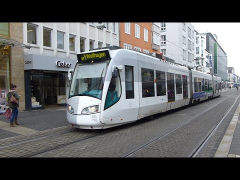 Germany: Trams in Kassel, April 2016
