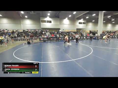 187 Lbs Cons. Semi - Owen Johnson, MN Vs Roman Fraser, TX 1dfb