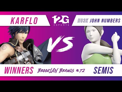 BrookLAN Brawls 72 - Karflo (Chrom) v. Ho3K | John Numbers (Wii Fit Trainer) - Winners Semis