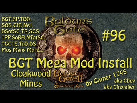 Let's Play Baldur's Gate Trilogy Mega Mod Part 96 - Cloakwood Mines