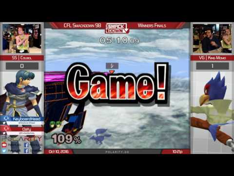 CFL Smackdown 98 Melee - SS Colbol (Marth) vs VG King Momo (Falco) - Winners Finals