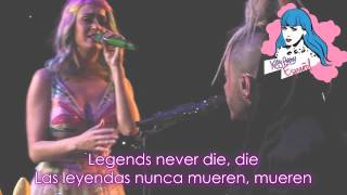 Ferras ft Katy Perry - Legends Never Die ( Sub Español Ingles) Video Official