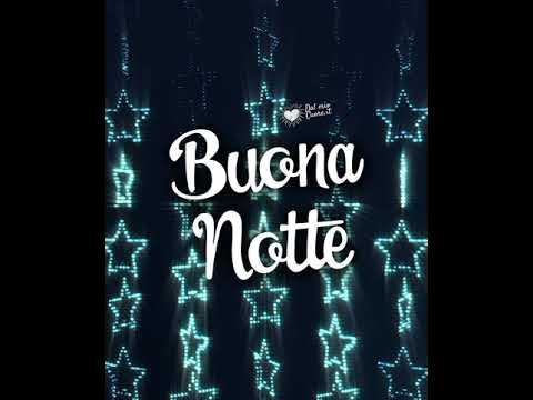 Video e GIF della Buonanotte con stelle luminose