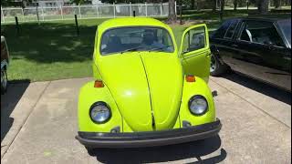 1974 Volkswagen Beetle Cold Start