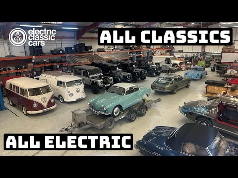 Electric Classic Car conversion shop - Workshop walkaround
