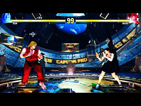 Ken vs Ibuki (Hardest Al ) Street Fighter V