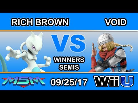 MSM 115 - PG | Rich Brown (Mewtwo) Vs. CLG | VoiD (Sheik) Winners Semis