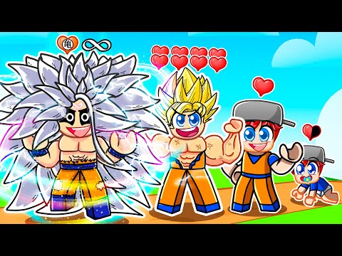 Gara’s BIRTH to SUPER SAIYAN INFINITY in Roblox!